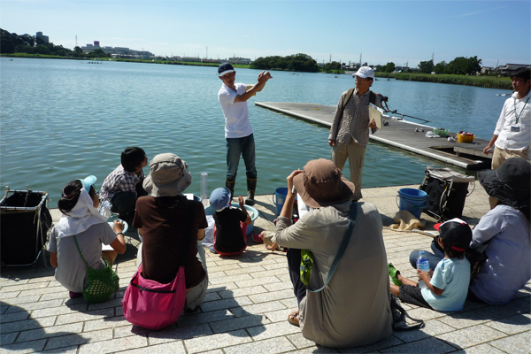 佐鳴湖水質調査『夏』に参加しました