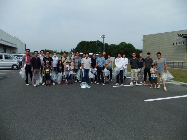 今から天名小学校に向け出発! (鈴鹿工場にて)