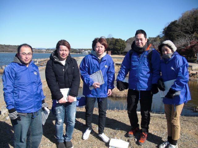 佐鳴湖水質調査「冬」に参加しました