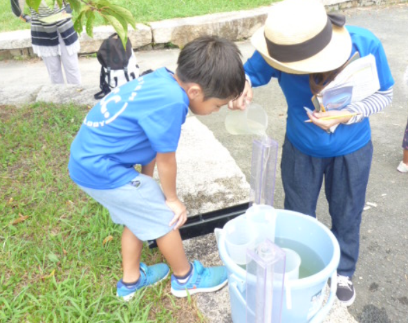 佐鳴湖水質調査「夏」に参加しました